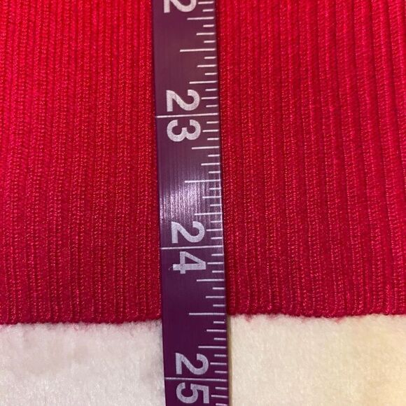 Marisa‎ Christina Pink Cardigan Sweater with Rolled Flower Accent in Size L - Picture 13 of 14